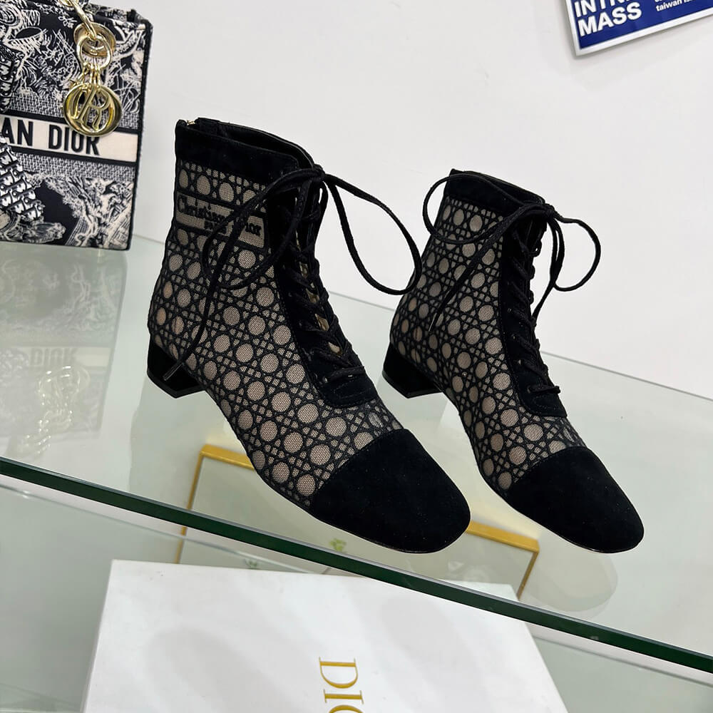 Dior Naughtily-D Heeled Ankle Boot Shoes - Replica Luxury Bags™