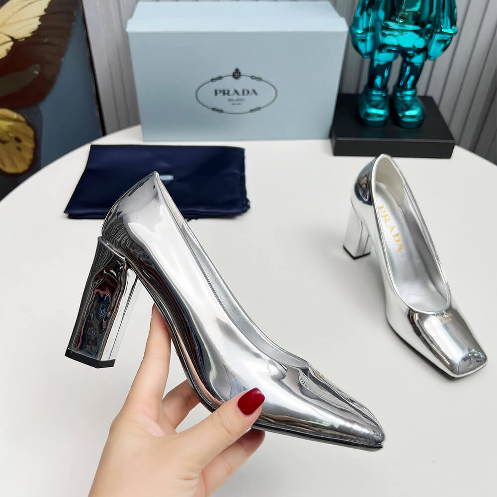 Prada Patent Leather Pumps 85mm Shoes - Replica Luxury Bags™