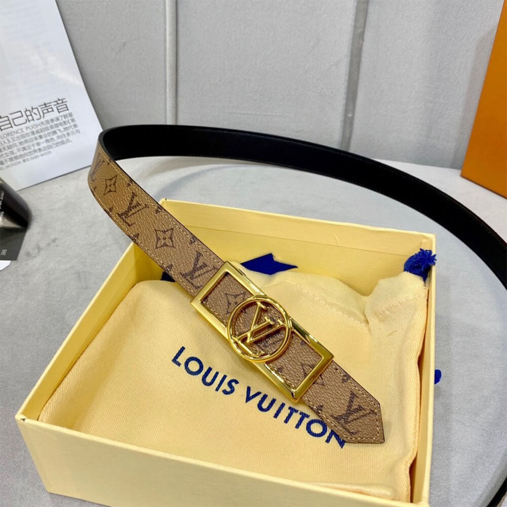 LV Dauphine 25mm Reversible Belt - Replica Luxury Bags™