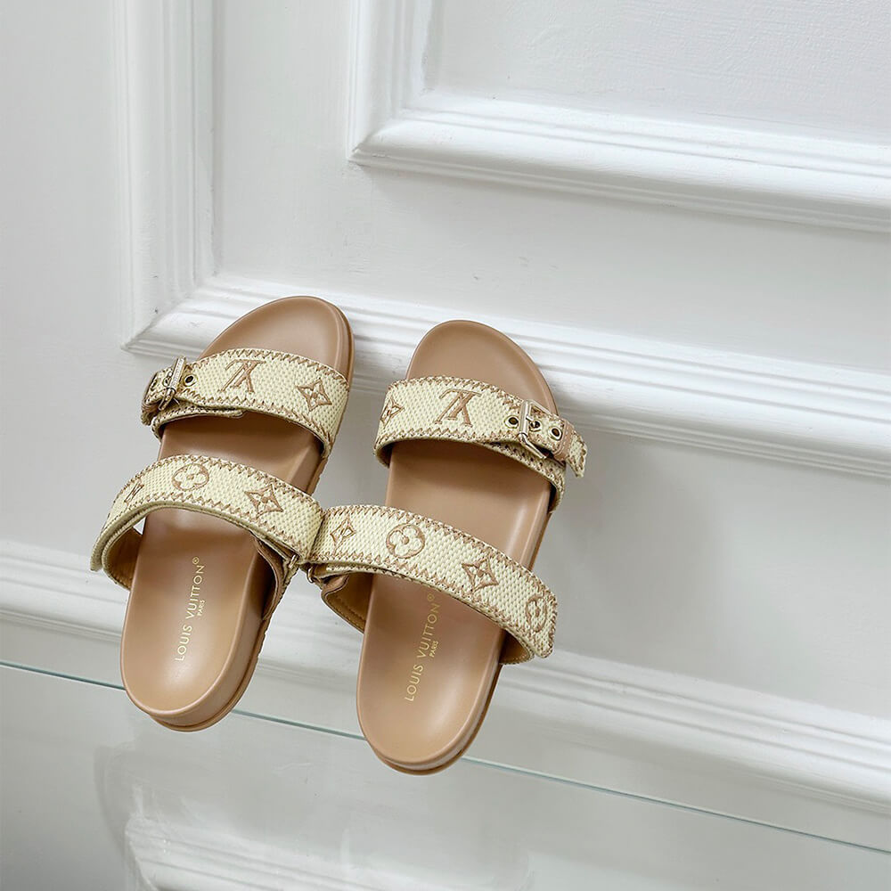 LV Bom Dia Flat Comfort Mule Shoes - Replica Luxury Bags™