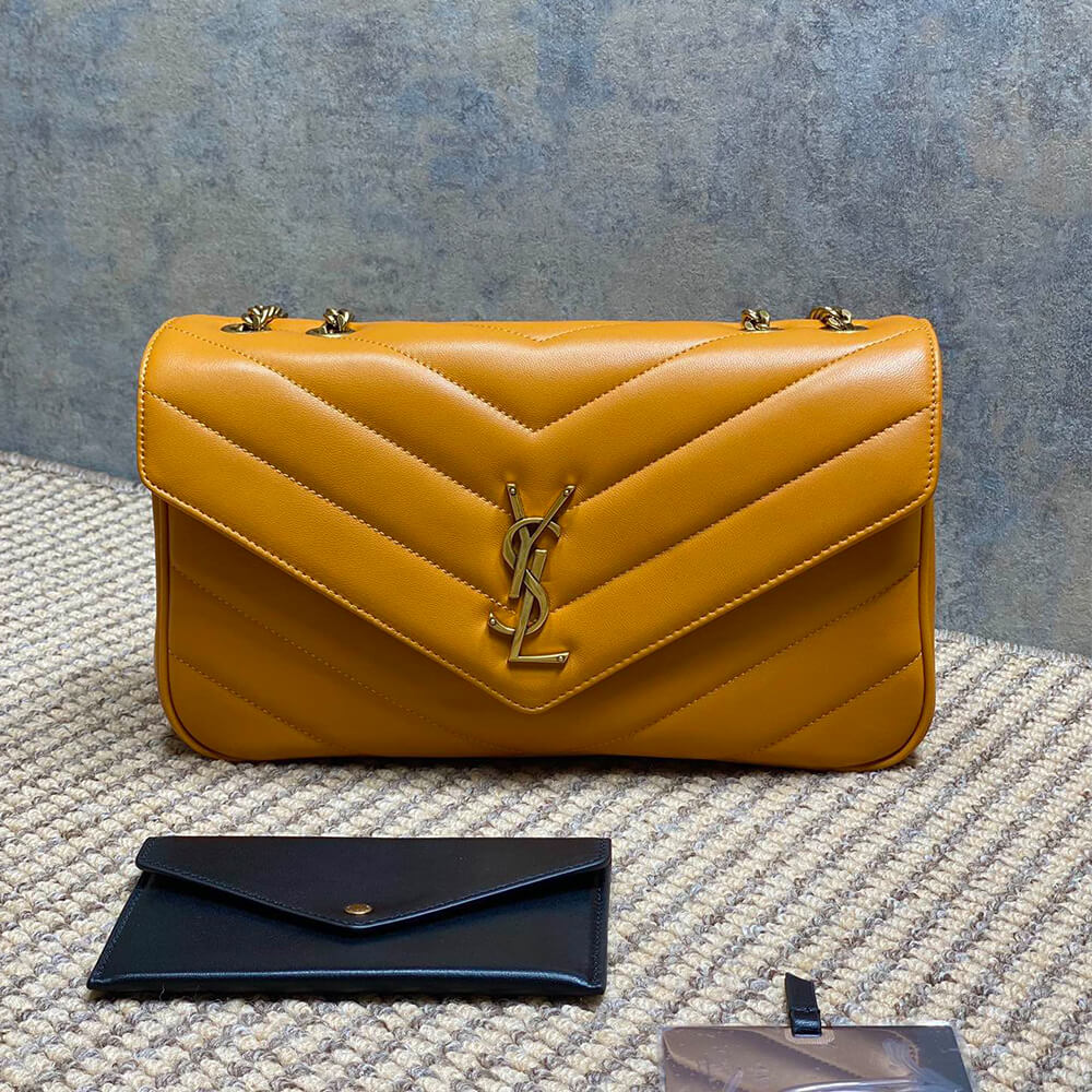 YSL Loulou Medium Bag in Matelasse Lambskin - Replica Luxury Bags™