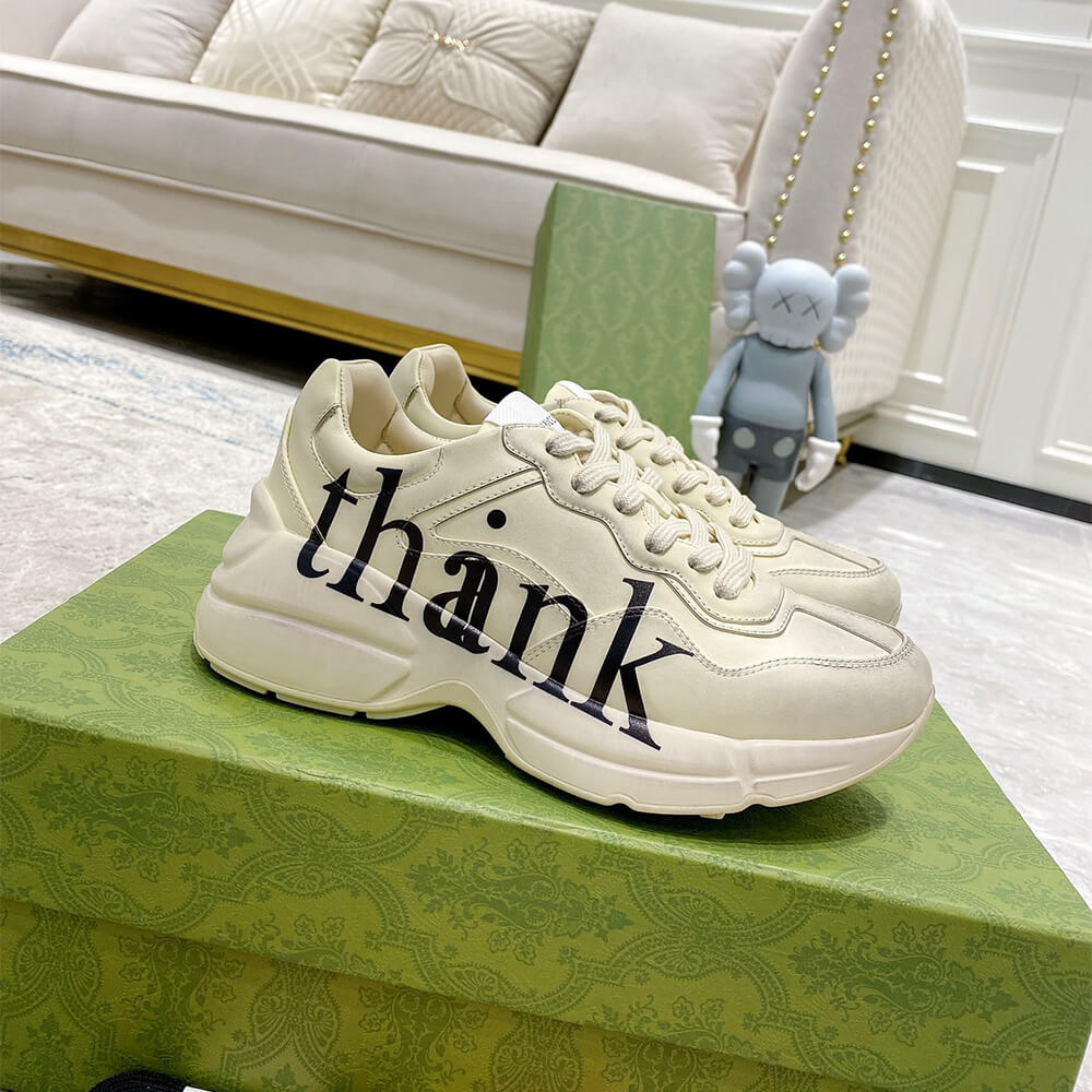 Gucci Rhyton  Think   Thank  Sneaker Shoes - Replica Luxury Bags™