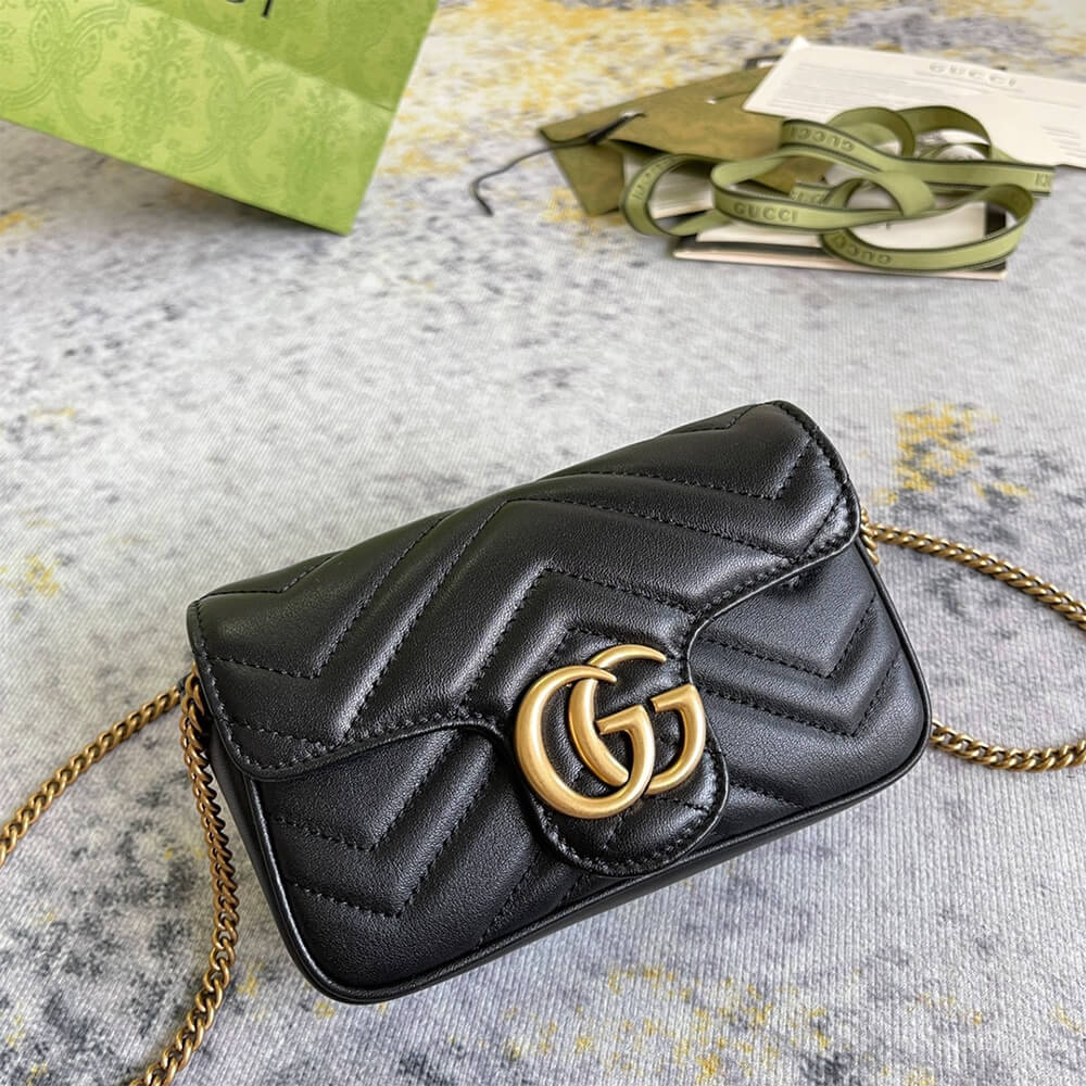 Gucci GG Marmont Matelasse Leather Super Mini Bag - Replica Luxury Bags™