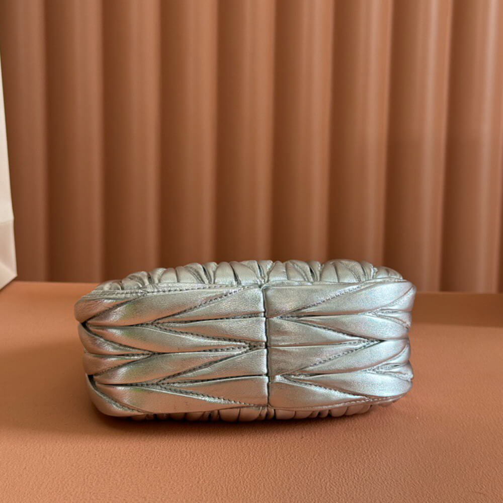 Miumiu Mini Wander Matelasse Nappa Leather Hobo Bag - Replica Luxury Bags™