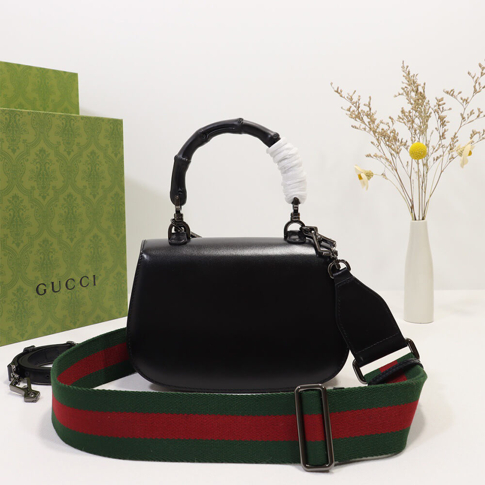 Gucci Bamboo 1947 Medium Top Handle Bag - Replica Luxury Bags™