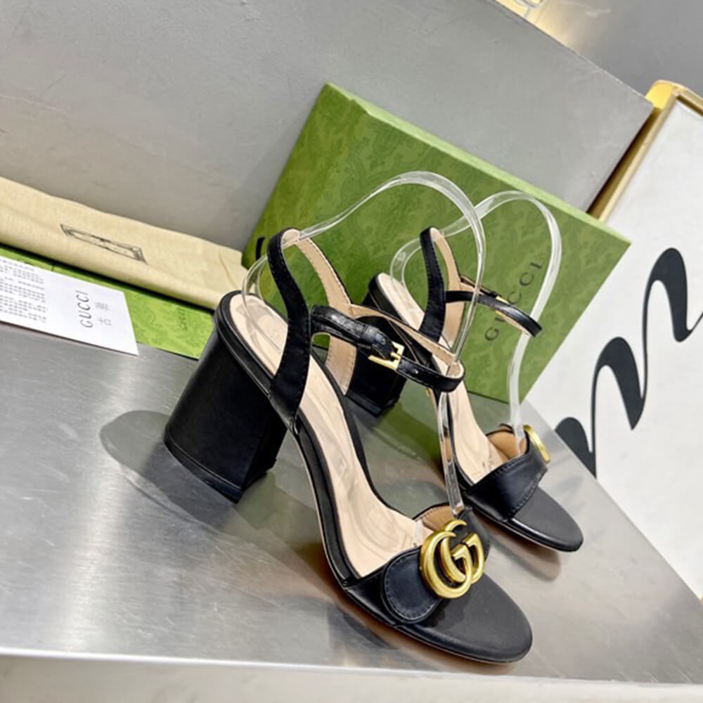 Gucci Leather Sandal Shoes - Replica Luxury Bags™