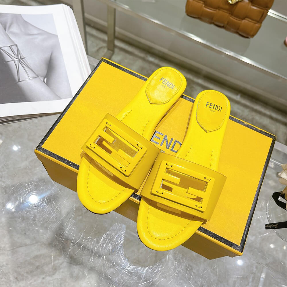 Fendi Baguette Slides Shoes - Replica Luxury Bags™