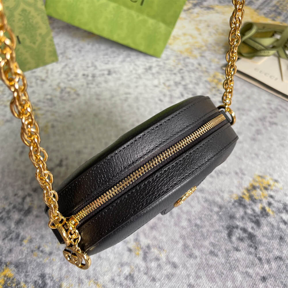Gucci Ophidia GG Mini Round Shoulder Bag - Replica Luxury Bags™
