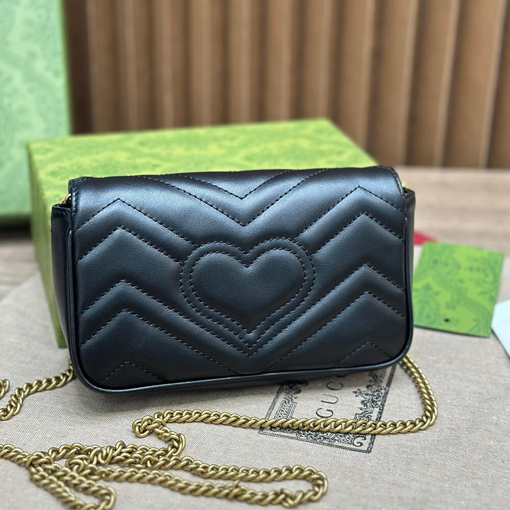 Gucci GG Marmont Matelasse Leather Super Mini Bag - Replica Luxury Bags™