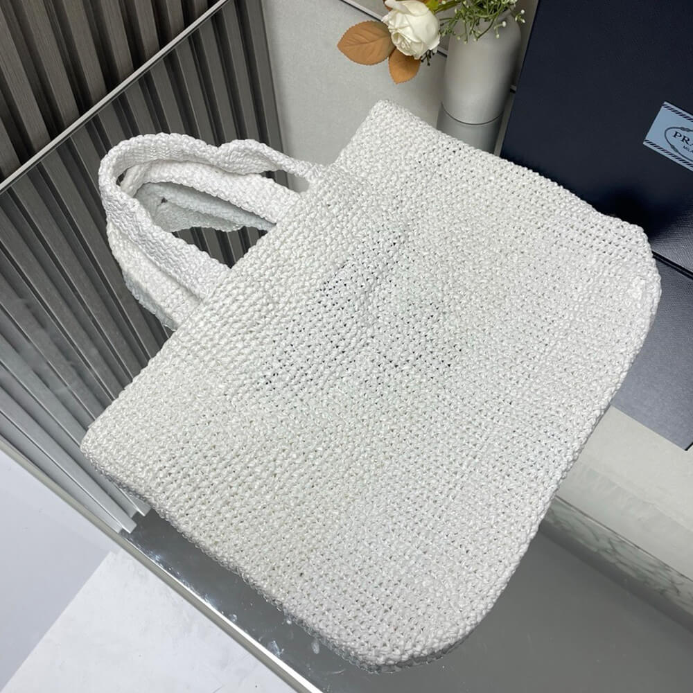 Prada Crochet Tote Bag - Replica Luxury Bags™