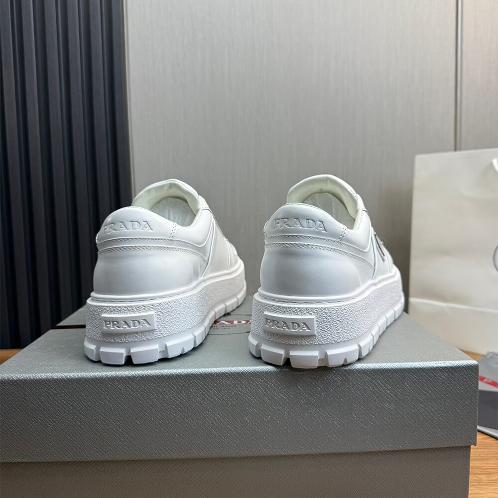 Prada Leather Sneakers Shoes - Replica Luxury Bags™