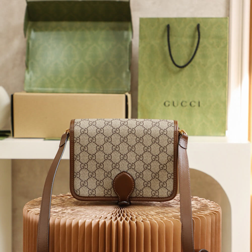 Gucci GG Mini Crossbody Bag With Interlocking G - Replica Luxury Bags™