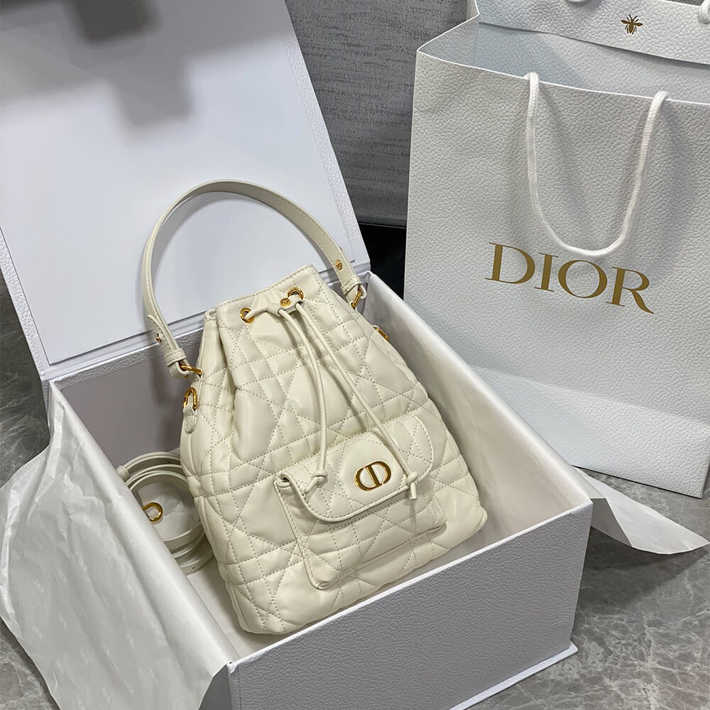 Small Dior Caro Bucket Bag - Replica Luxury Bags™