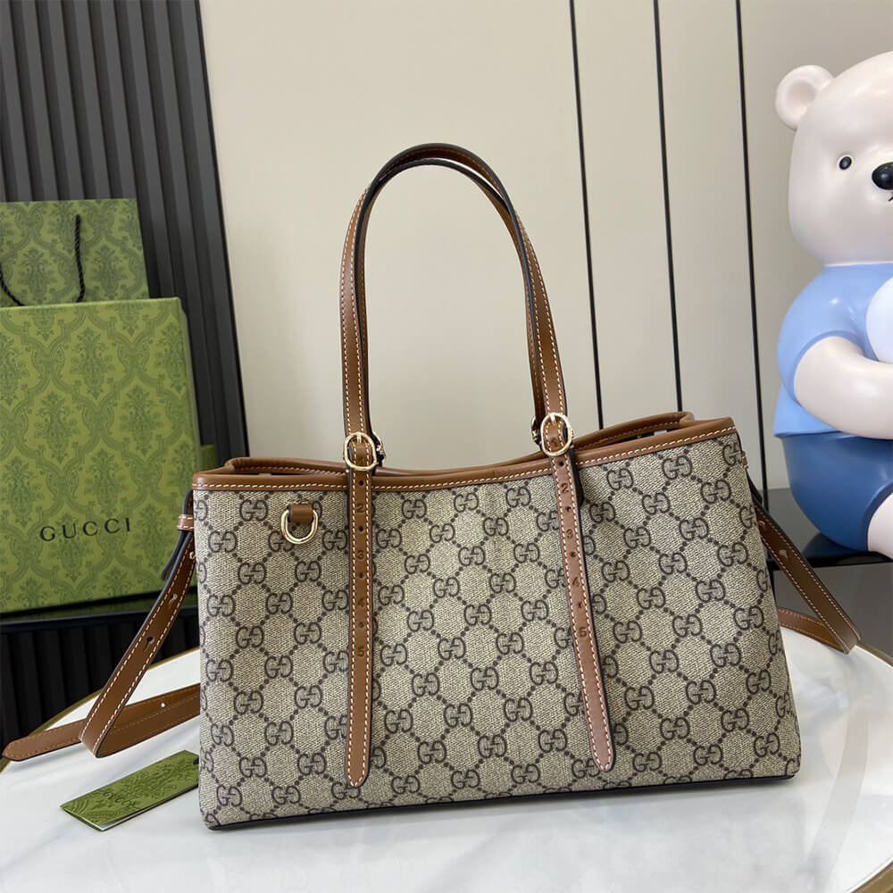 Gucci GG Emblem Medium Tote Bag - Replica Luxury Bags™