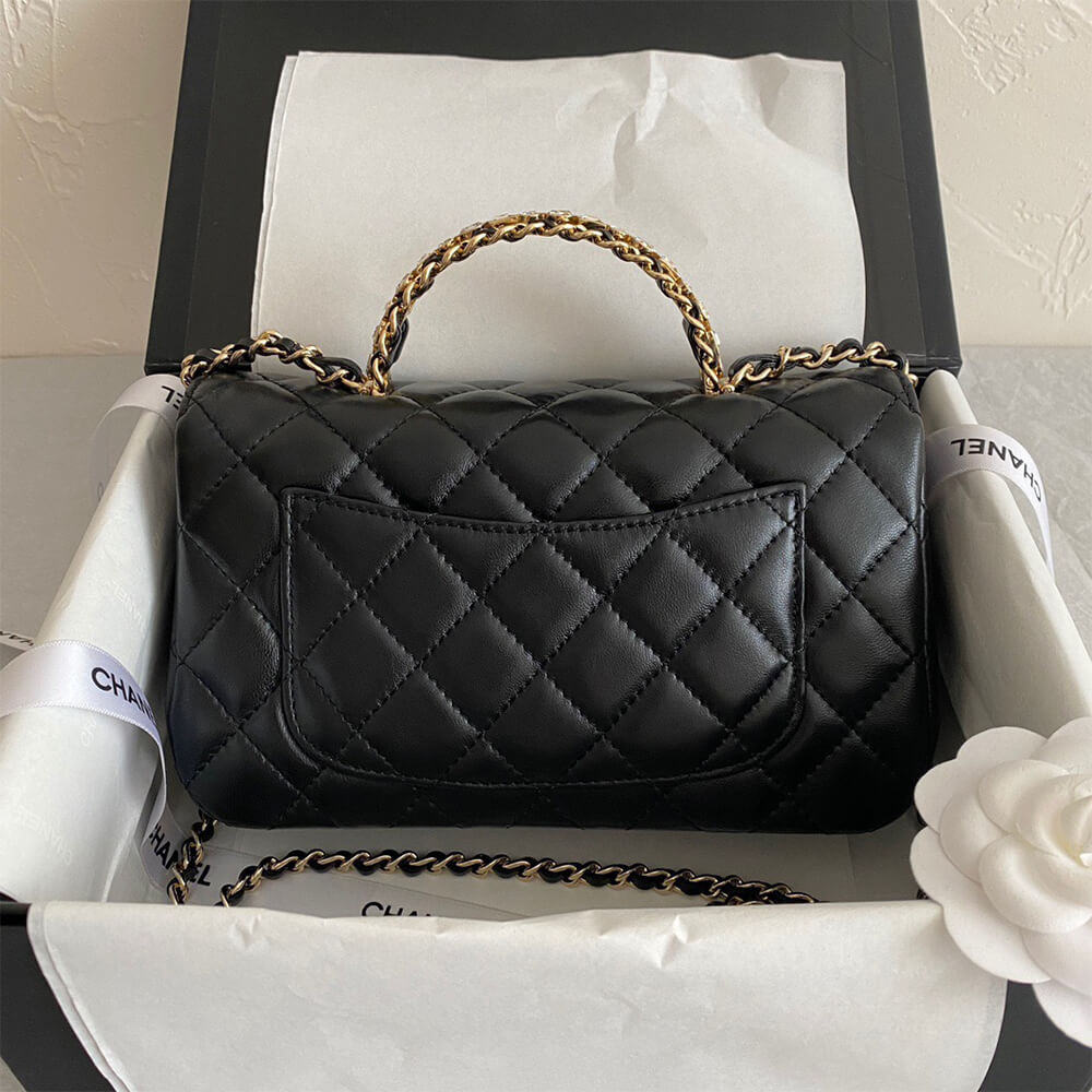 Chanel Mini Flap Bag With Top Handle - Replica Luxury Bags™