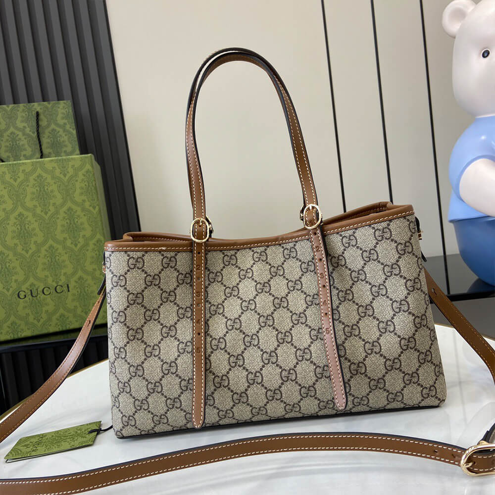 Gucci GG Emblem Medium Tote Bag - Replica Luxury Bags™