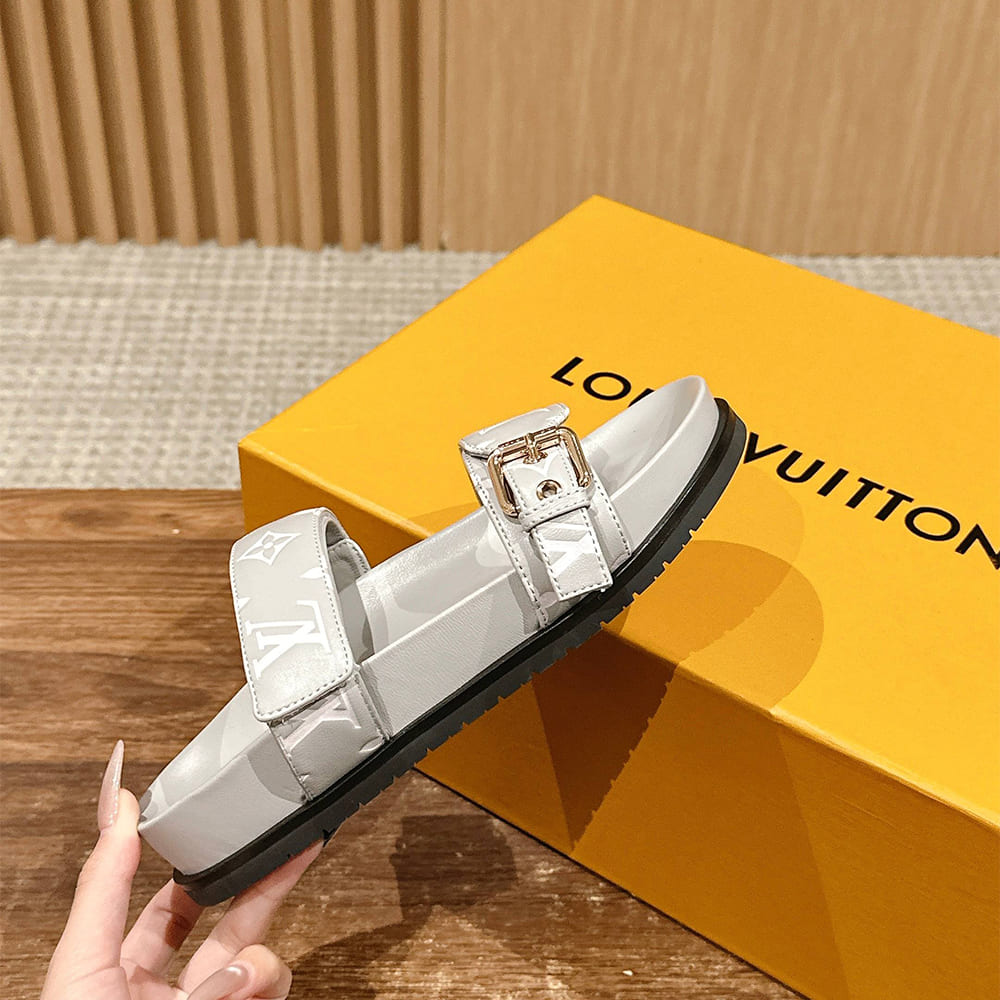 LV Bom Dia Flat Comfort Mule Shoes - Replica Luxury Bags™