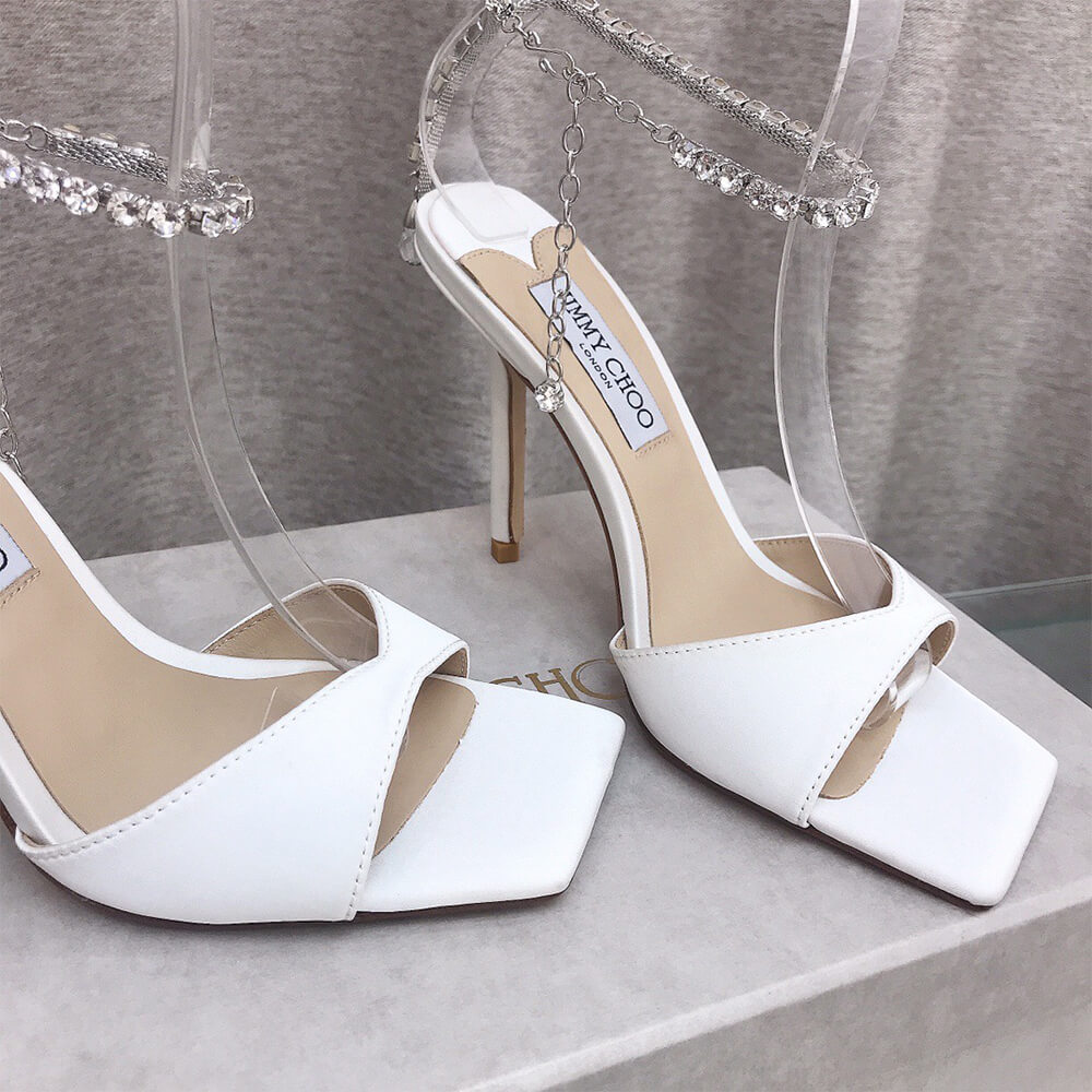 JIMMY CHOO Saeda Sandal 100 Shoes - Replica Luxury Bags™