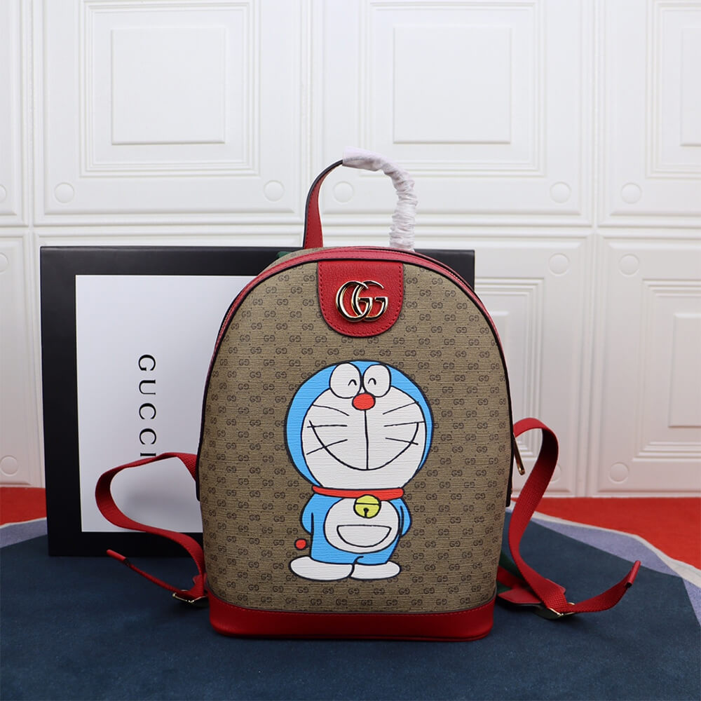 Doraemon x Gucci GG Joint Series Small Backpack Bag - Replica Luxury Bags™