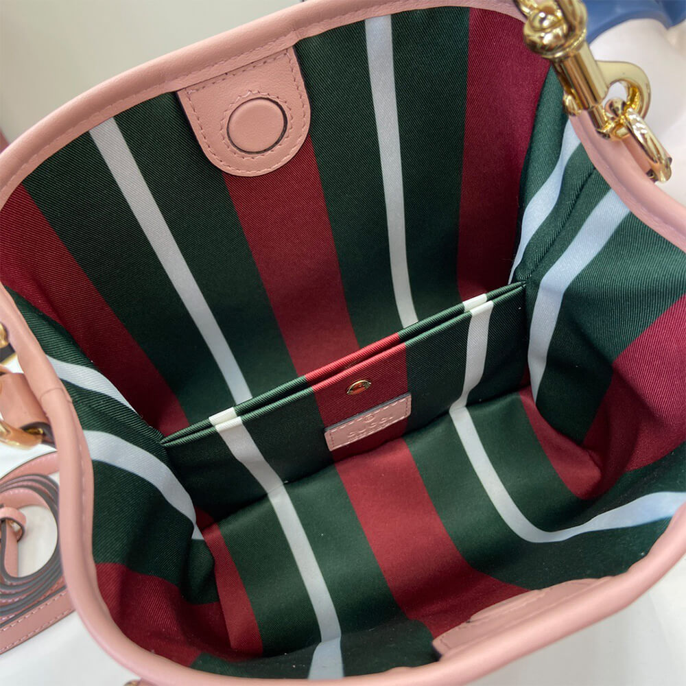 Gucci GG Emblem Mini Bucket Bag - Replica Luxury Bags™