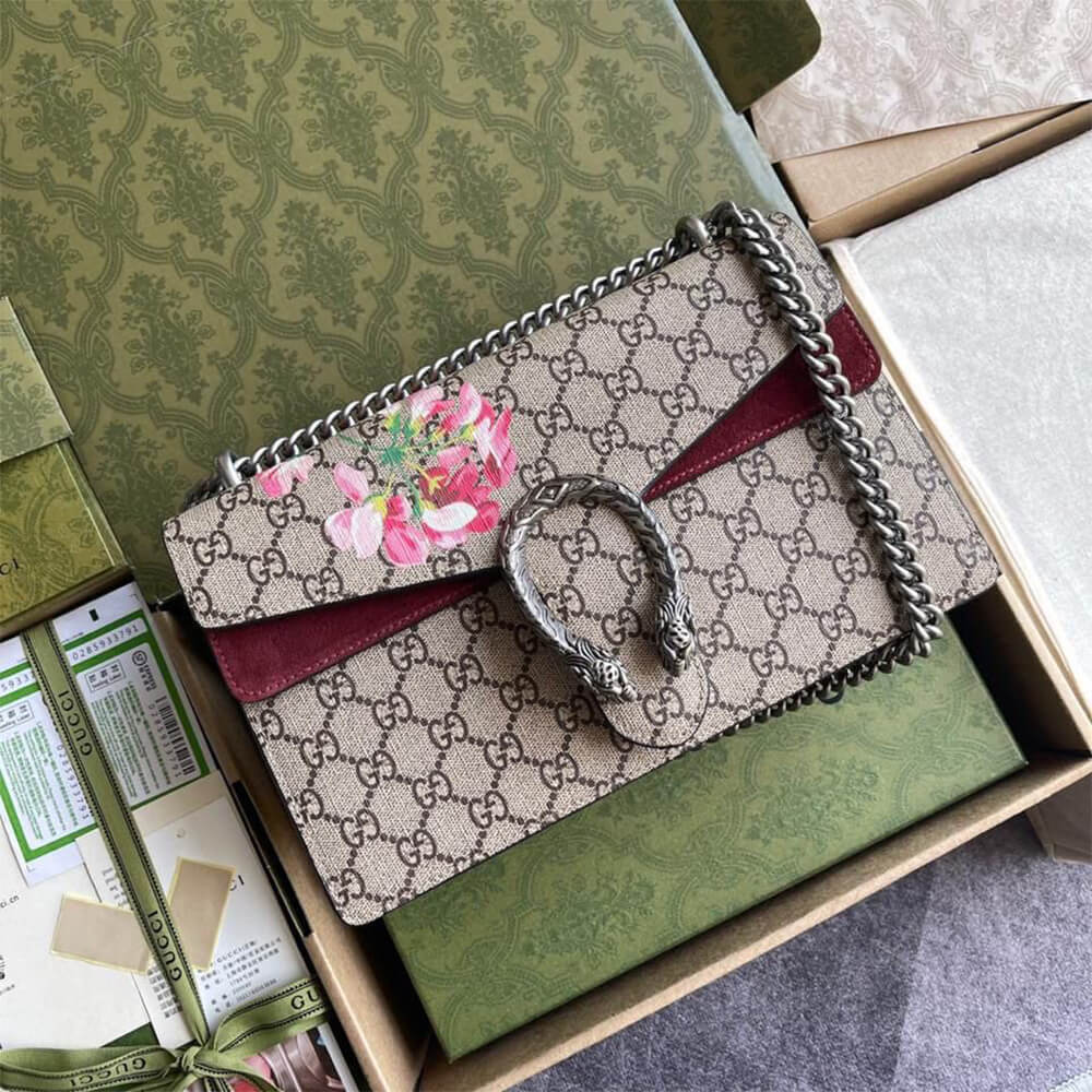Gucci Dionysus GG Blooms Small Shoulder Bag - Replica Luxury Bags™