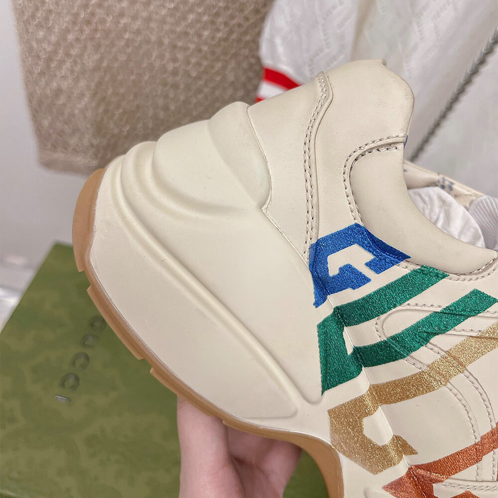 Gucci Rhyton  Glitter  Sneaker Shoes - Replica Luxury Bags™