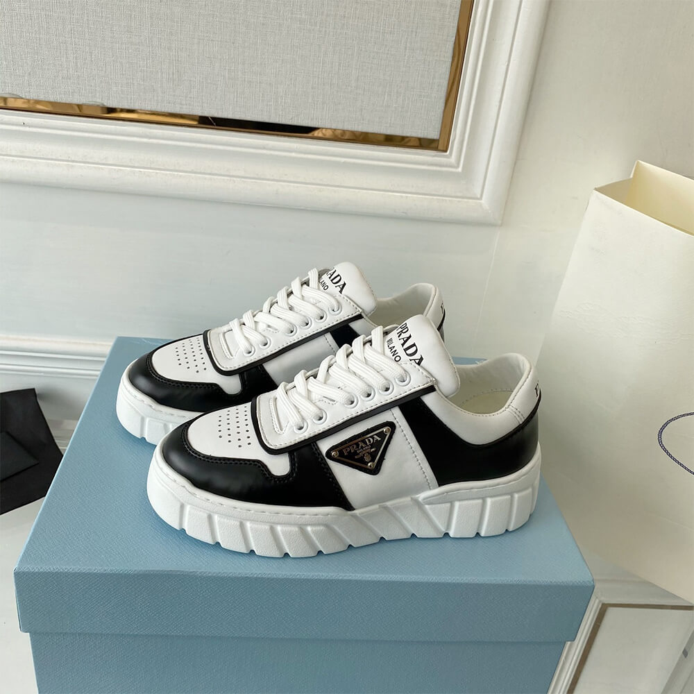 Prada Leather Sneakers Shoes - Replica Luxury Bags™