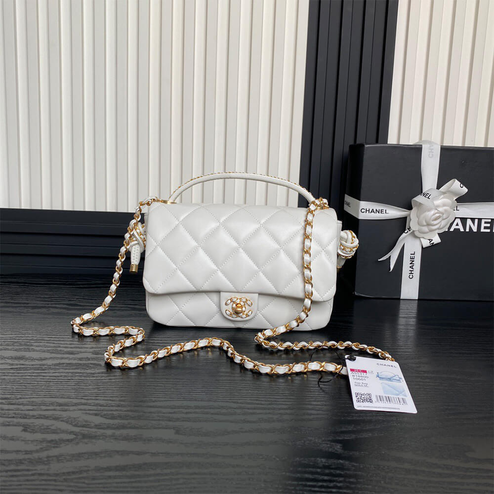 Chanel Flap Bag with Top Handle - Replica Luxury Bags™