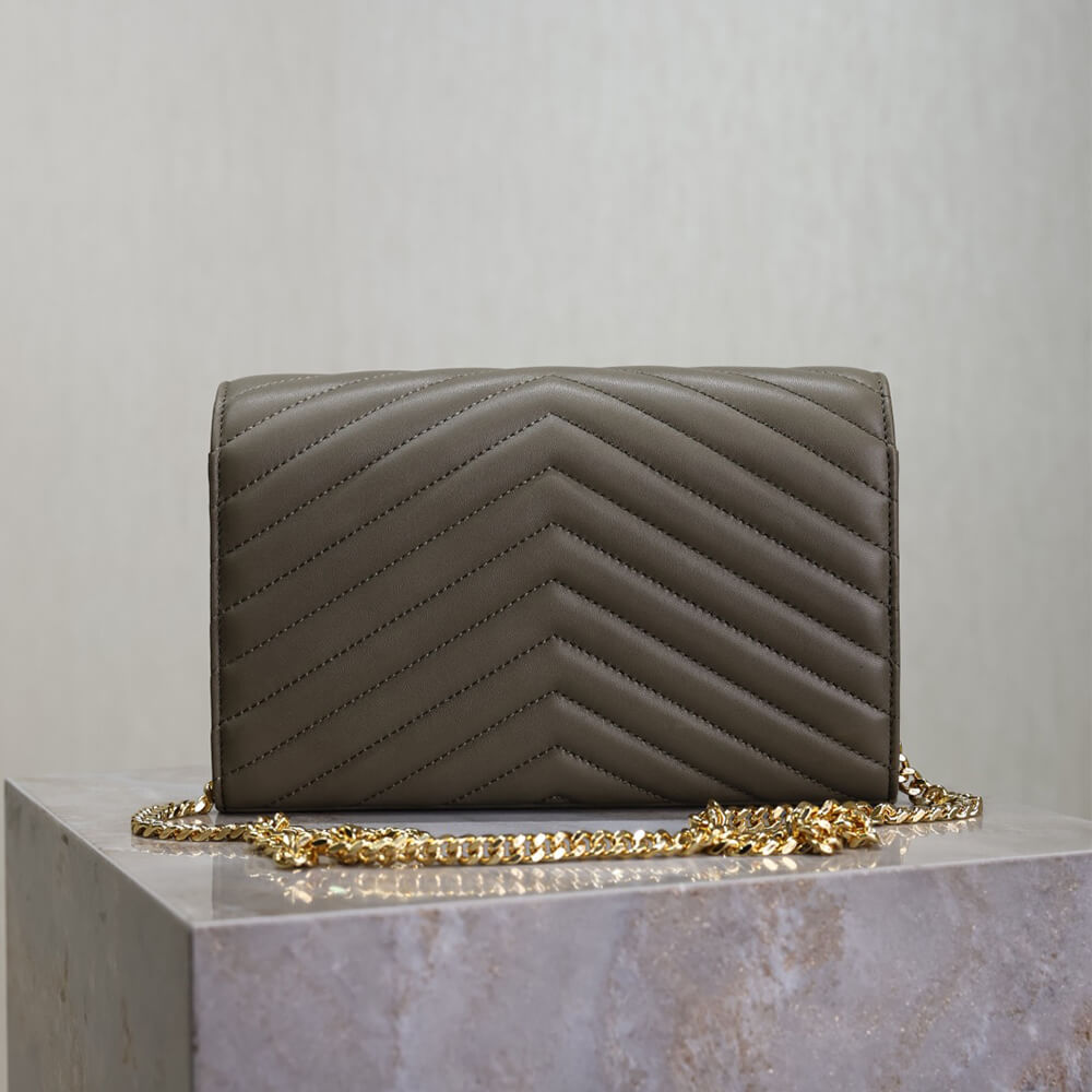 YSL Cassandre Chain Wallet Bag in Lambskin - Replica Luxury Bags™