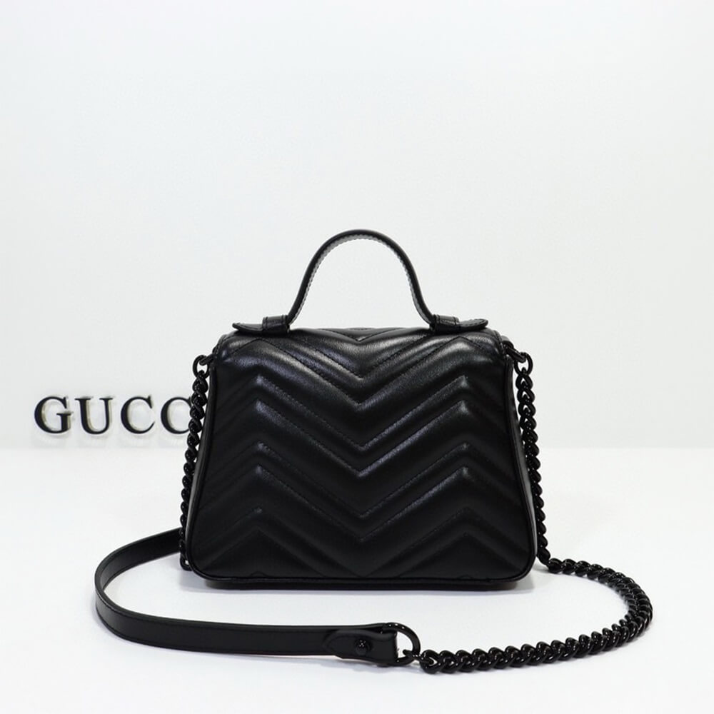 Gucci GG Marmont Mini Top Handle Bag - Replica Luxury Bags™