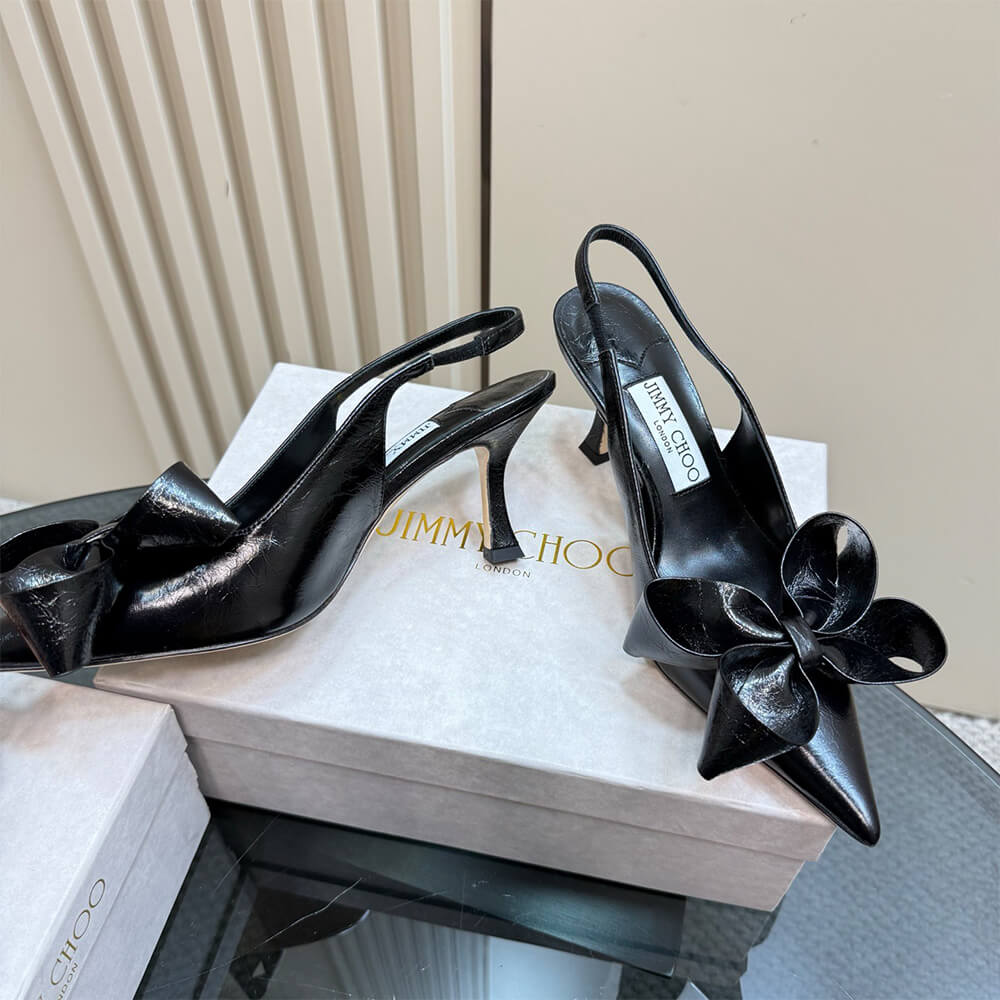 JIMMY CHOO Staz Sling Back 70 Shoes - Replica Luxury Bags™