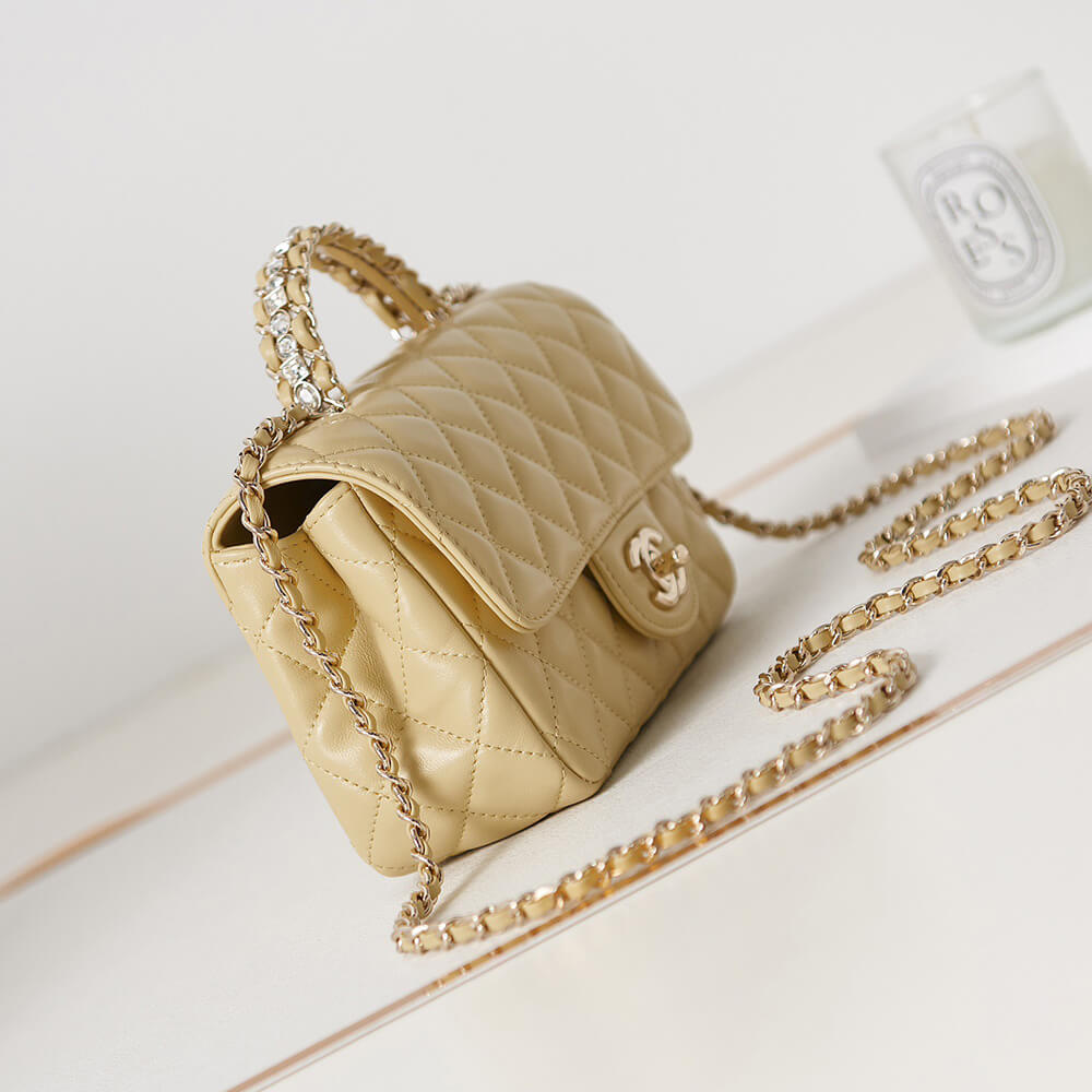 Chanel Mini Flap Bag With Top Handle - Replica Luxury Bags™