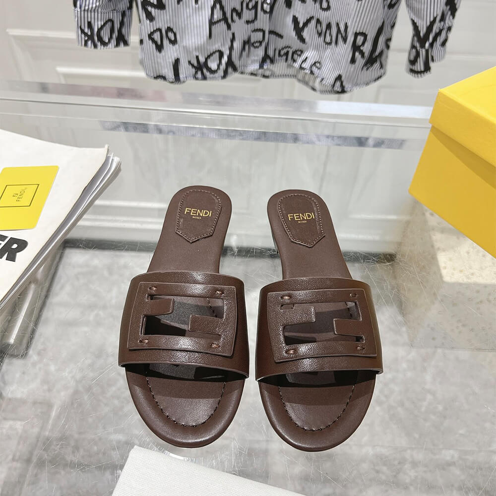 Fendi Baguette Slides Shoes - Replica Luxury Bags™
