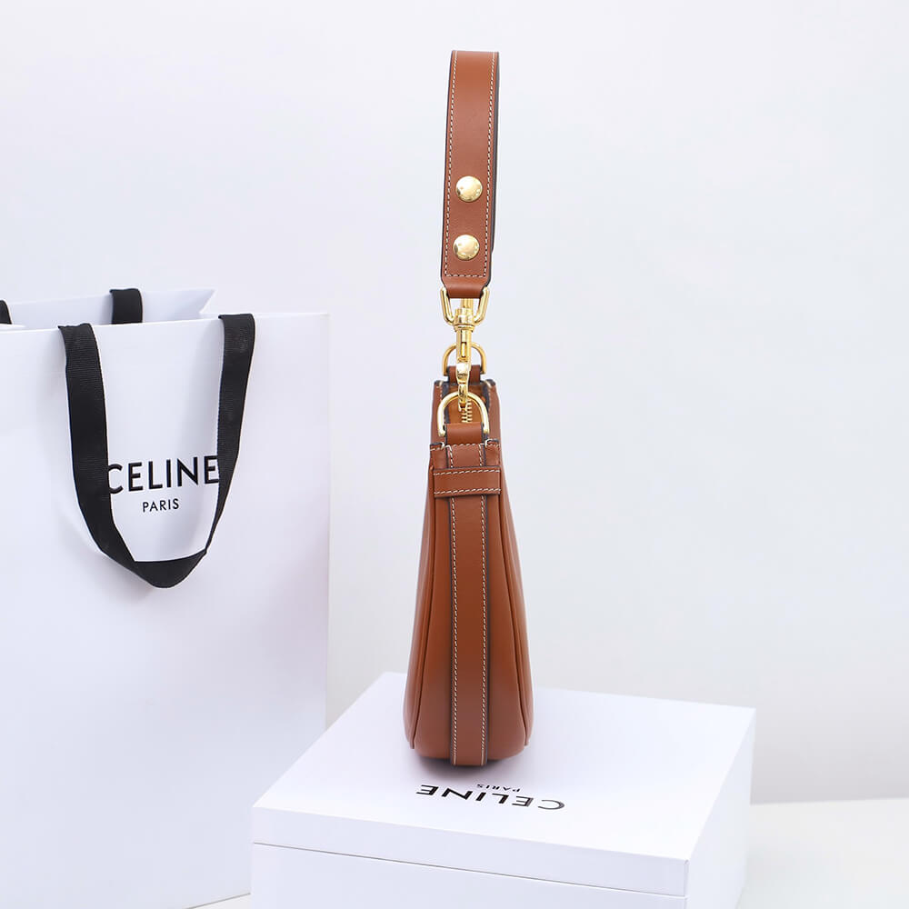 CELINE Medium Ava Strap Bag in smooth Calfskin - Replica Luxury Bags™