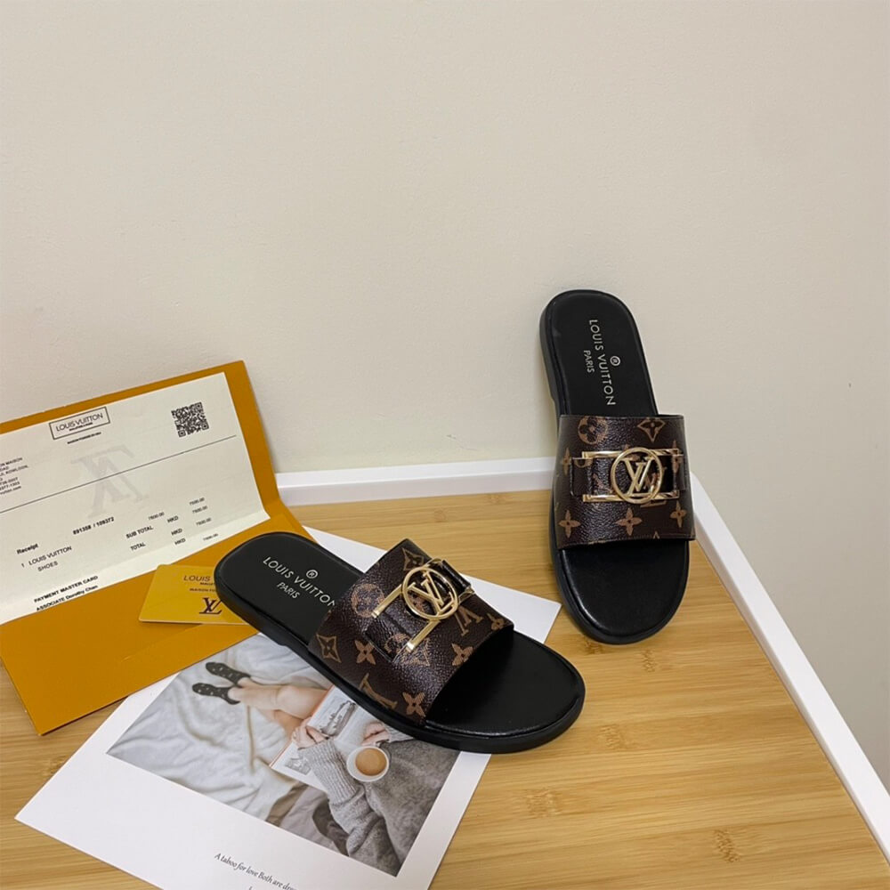 LV LOCK IT FLAT MULE Shoes - Replica Luxury Bags™