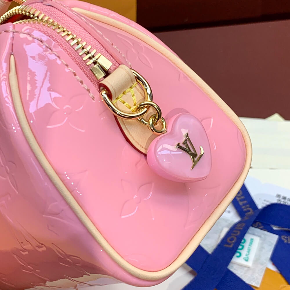 LV Nano Speedy Bag in Pink - Replica Luxury Bags™