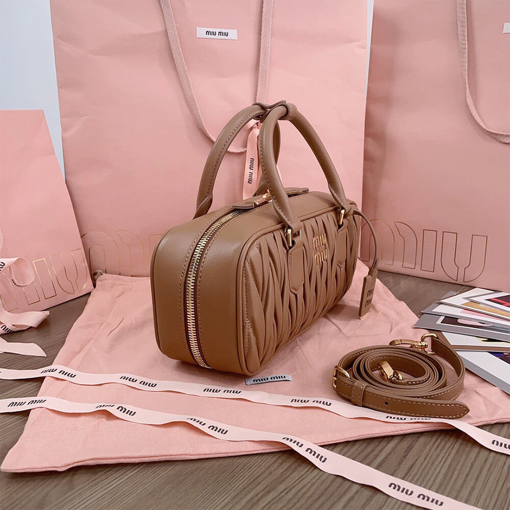 Miumiu Large Arcadie Matelasse Nappa Bag - Replica Luxury Bags™