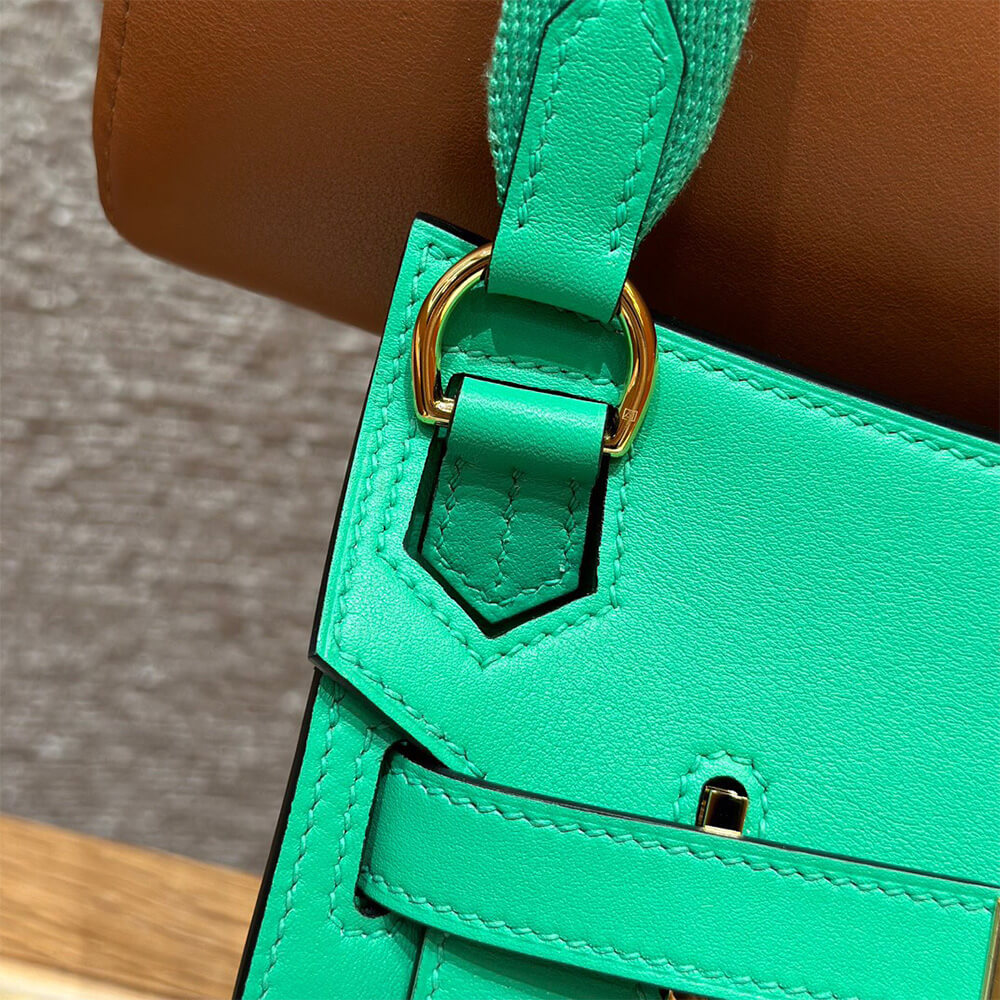 Hermes Jypsiere Mini Bag in Green - Replica Luxury Bags™