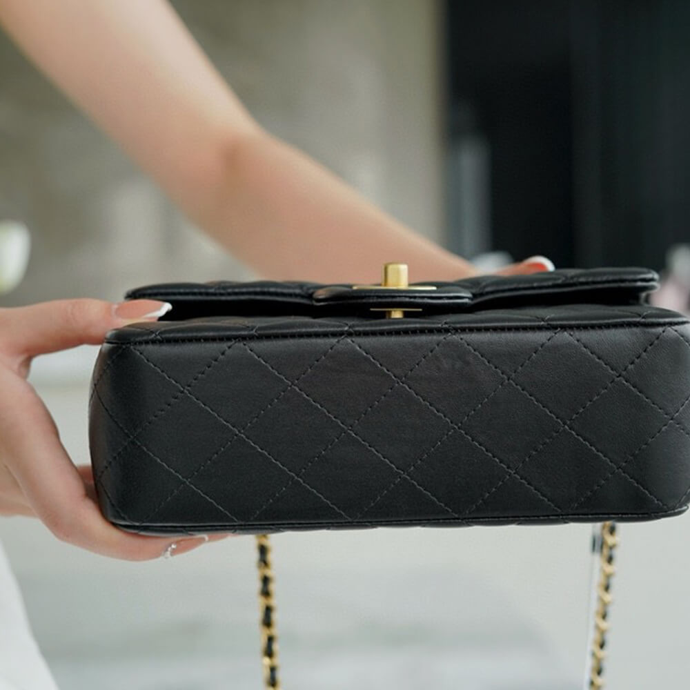 Chanel Mini Flap Bag with Top Handle - Replica Luxury Bags™