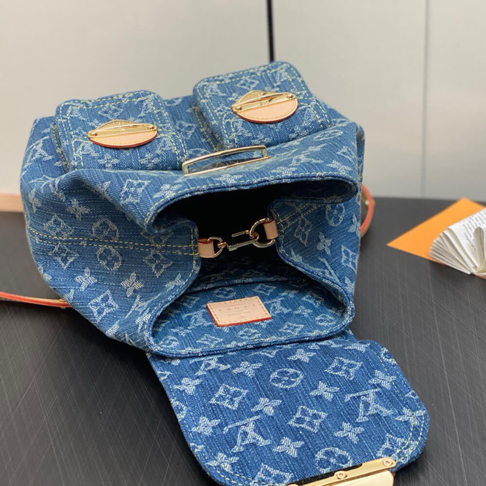 LV Venice Denim Backpack Bag - Replica Luxury Bags™