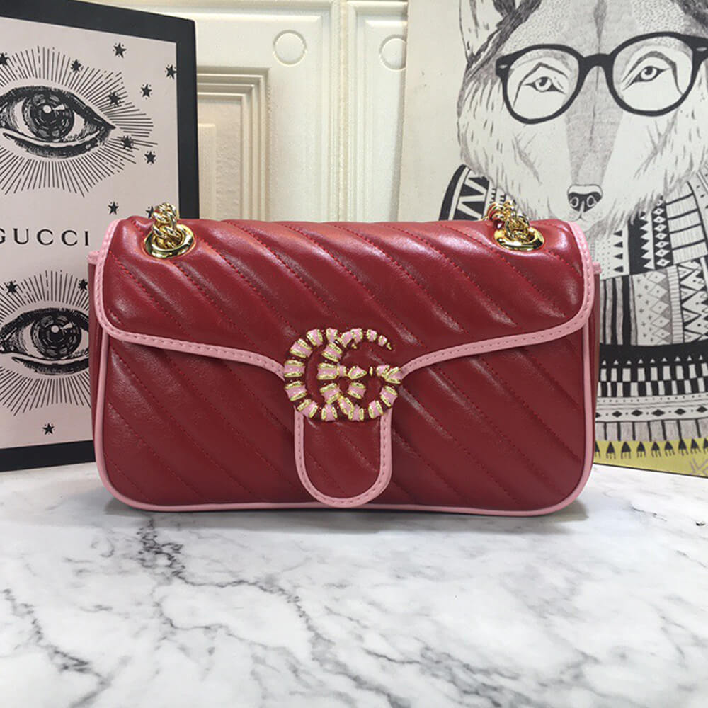 Gucci GG Marmont Small Matelasse Shoulder Bag - Replica Luxury Bags™