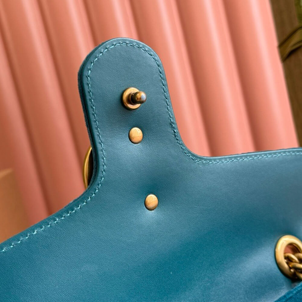 Gucci GG Velvet Small Marmont Shoulder Bag - Replica Luxury Bags™