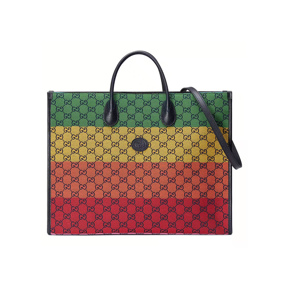 Gucci GG Multicolour Large Tote Bag - Replica Luxury Bags™