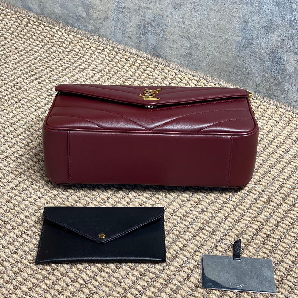 YSL Loulou Medium Bag in Matelasse Lambskin - Replica Luxury Bags™