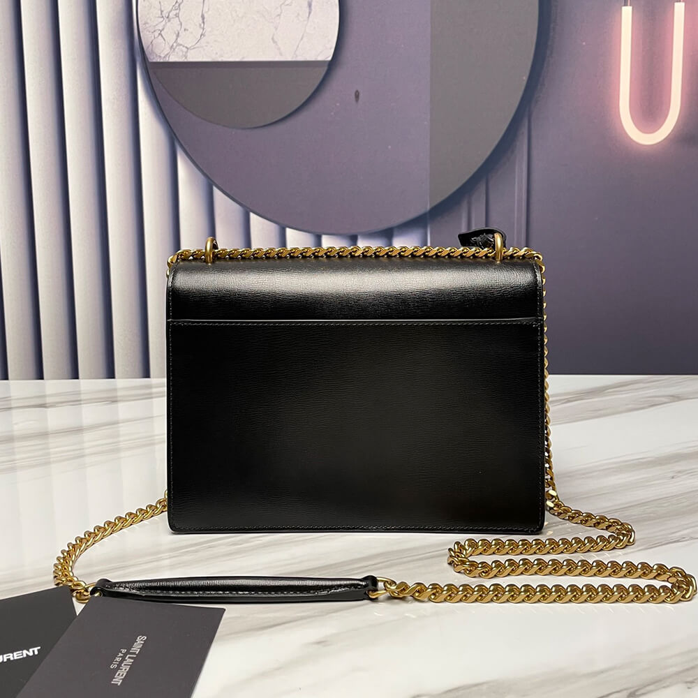 YSL SUNSET MEDIUM CHAIN BAG IN SMOOTH LEATHER - Replica Luxury Bags™