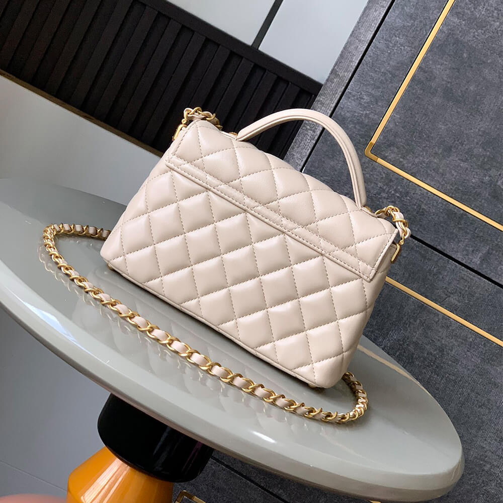 CHANEL Small Flap Bag with Top Handle - Replica Luxury Bags™