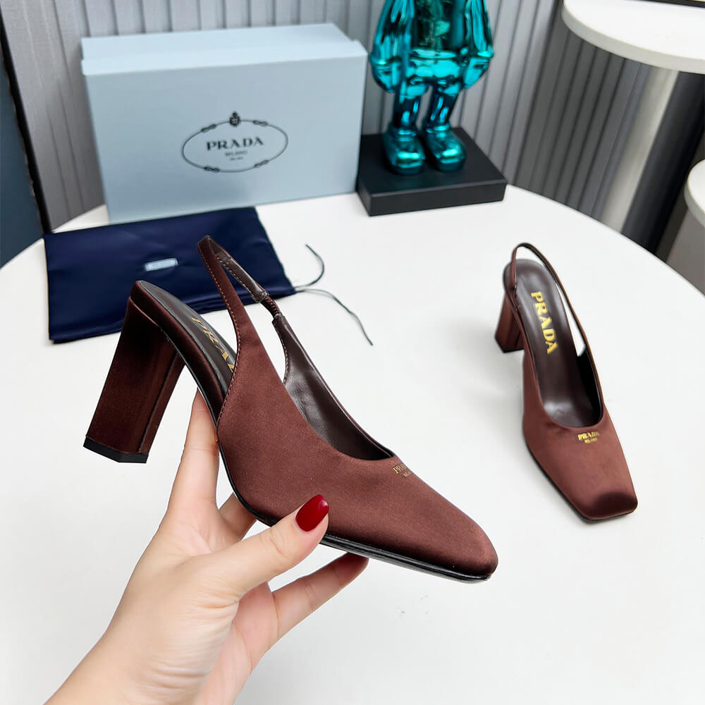 Prada Slingback Pumps Shoes - Replica Luxury Bags™
