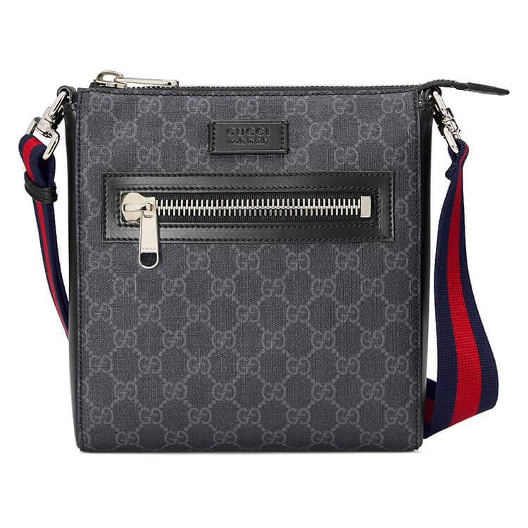 Gucci GG Black Small Messenger Bag - Replica Luxury Bags™