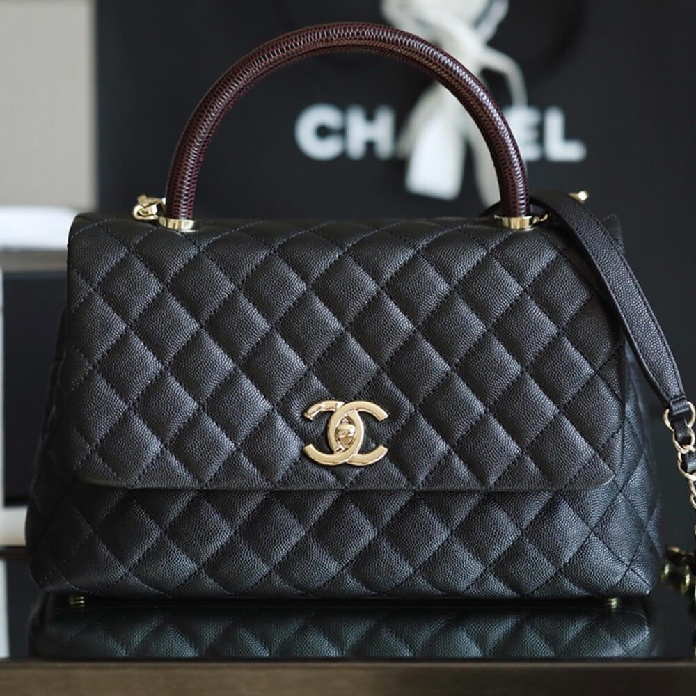 CHANEL LARGE FLAP BAG WITH TOP HANDLE - Replica Luxury Bags™