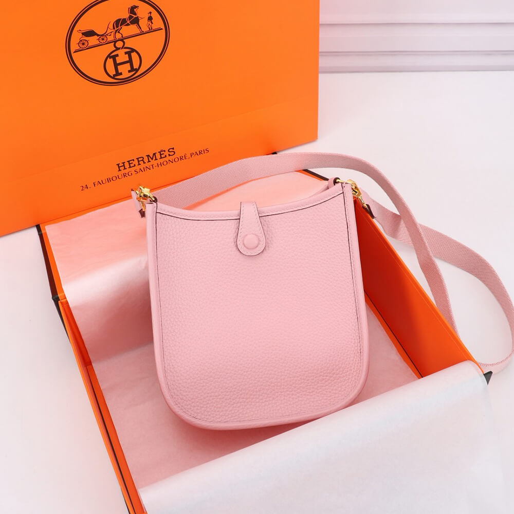 Hermes Evelyne 16 Pink Bag - Replica Luxury Bags™